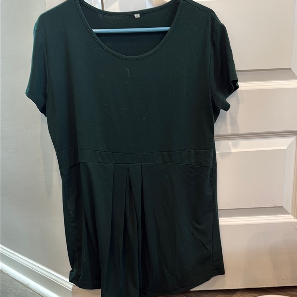 Elegant Green Women's Top Maternity